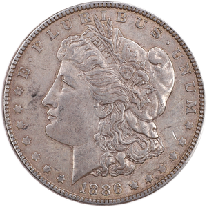 1886 Morgan Silver Dollar XF#2 Main Image