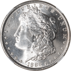 1886 Morgan Silver Dollar MS64 Main Image