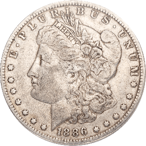 1886-O Morgan Silver Dollar VF Main Image