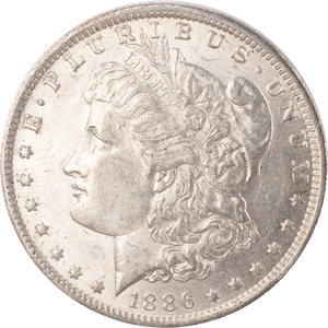1886-O Morgan Silver Dollar AU55 Main Image