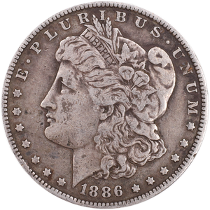 1886-O Morgan Silver Dollar Main Image