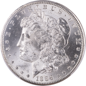 1886-S Morgan Silver Dollar MS63 Main Image