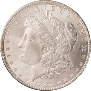 1887 Morgan Silver Dollar Main Image