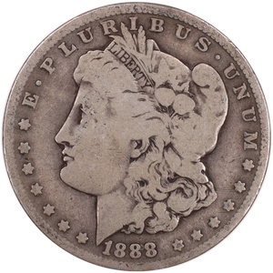 1888 Morgan Silver Dollar VG Main Image