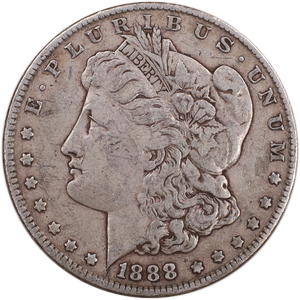 1888 Morgan Silver Dollar F Main Image