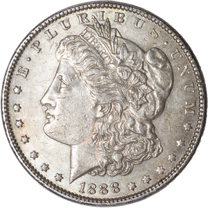 1888 Morgan Silver Dollar XF Main Image