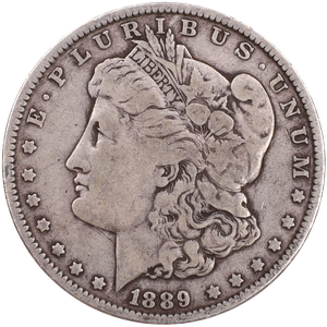 1889 Morgan Silver Dollar Main Image