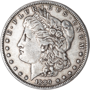 1889 Morgan Silver Dollar Main Image