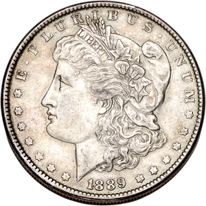 1889 Morgan Silver Dollar Main Image