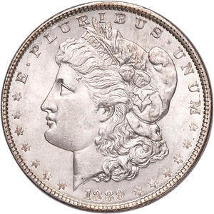 1889 Morgan Silver Dollar Main Image