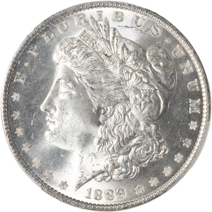 1889 Morgan Silver Dollar Main Image