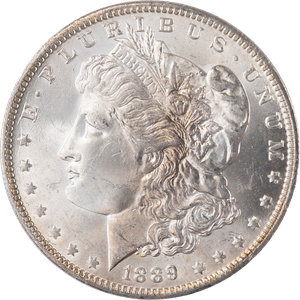 1889-O Morgan Silver Dollar MS60 Main Image