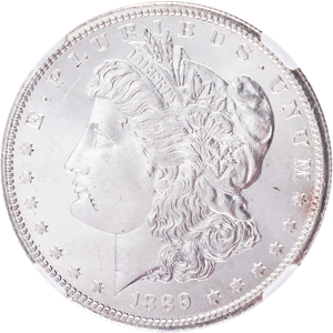 1889-S Morgan Silver Dollar MS63 Main Image