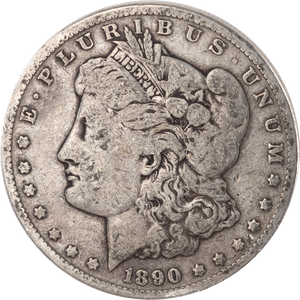 1890 Morgan Silver Dollar VG#2 Main Image