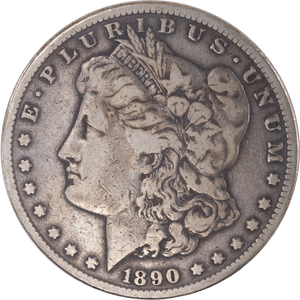 1890-CC Morgan Silver Dollar Main Image