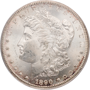 1890-CC Morgan Silver Dollar ANACS  MS63 Main Image
