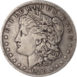1890-O Morgan Silver Dollar VF Main Image