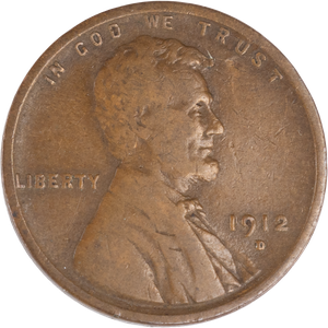 1912-D Lincoln Head Cent F Main Image