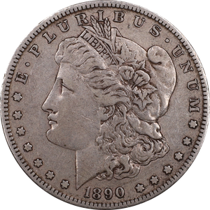 1890-S Morgan Silver Dollar VF Main Image
