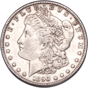 1890-S Morgan Silver Dollar XF Main Image