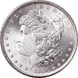 1890-S Morgan Silver Dollar Main Image