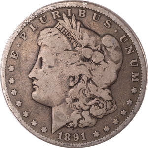 1891 Morgan Silver Dollar VG#2 Main Image