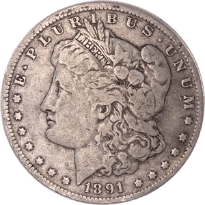 1891-O Morgan Silver Dollar F#2 Main Image