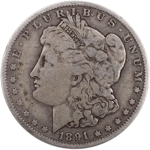 1891-O Morgan Silver Dollar VG#2 Main Image