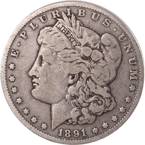 1891-O Morgan Silver Dollar VG#2 Main Image