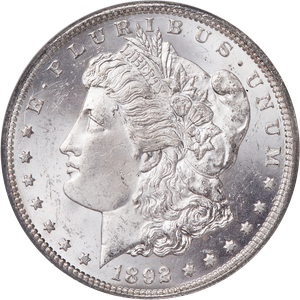 1892-CC Morgan Silver Dollar Main Image