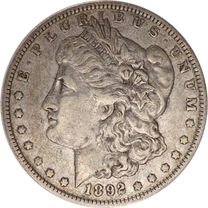 1892-O Morgan Silver Dollar         VF-D Main Image