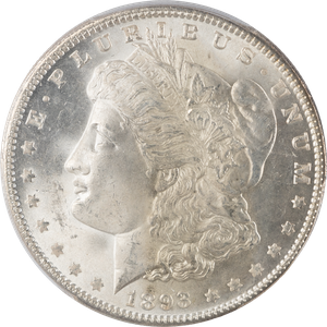 1893 Morgan Silver Dollar Main Image