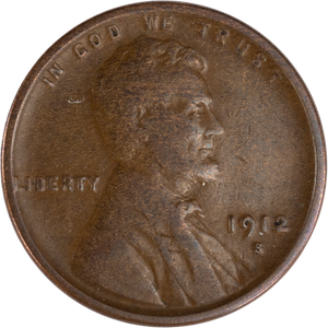 1912-S Lincoln Head Cent Main Image