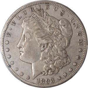 1893-CC Morgan Silver Dollar Main Image