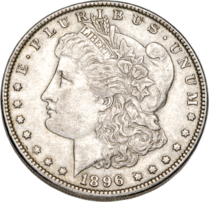 1896 Morgan Silver Dollar XF Main Image