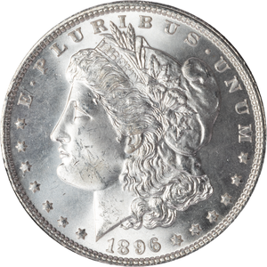 1896 Morgan Silver Dollar Main Image