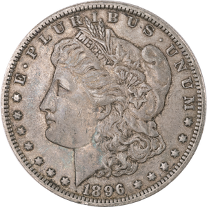 1896-O Morgan Silver Dollar XF Main Image