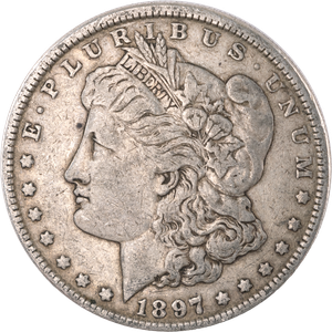 1897 Morgan Silver Dollar VF Main Image