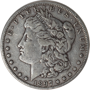 1897 Morgan Silver Dollar F#2 Main Image