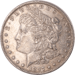 1897 Morgan Silver Dollar XF#2 Main Image