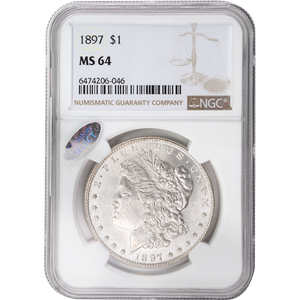 1897 Morgan Silver Dollar MS64 | Littleton Coin Company