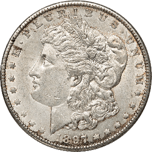 1897-O Morgan Silver Dollar Main Image