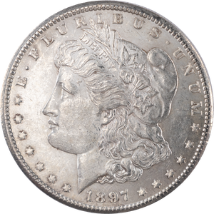 1897-S Morgan Silver Dollar AU50 Main Image