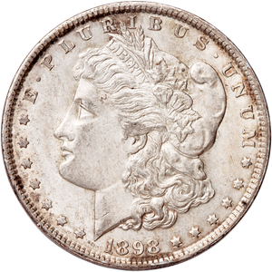 1898 Morgan Silver Dollar XF Main Image
