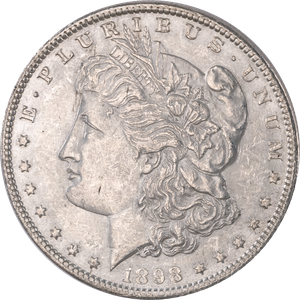 1898 Morgan Silver Dollar AU55 Main Image