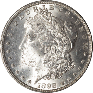 1898 Morgan Silver Dollar Main Image
