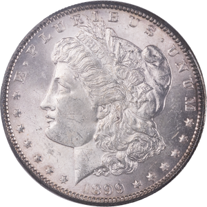 1899 Morgan Silver Dollar MS63 Main Image