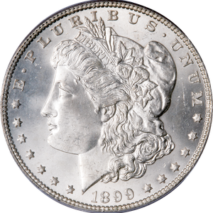 1899 Morgan Silver Dollar Main Image