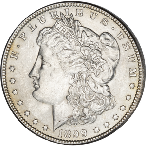 1899-O Morgan Silver Dollar AU55 Main Image