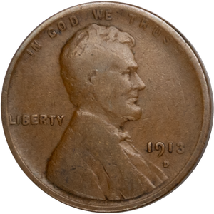 1913-D Lincoln Head Cent G Main Image